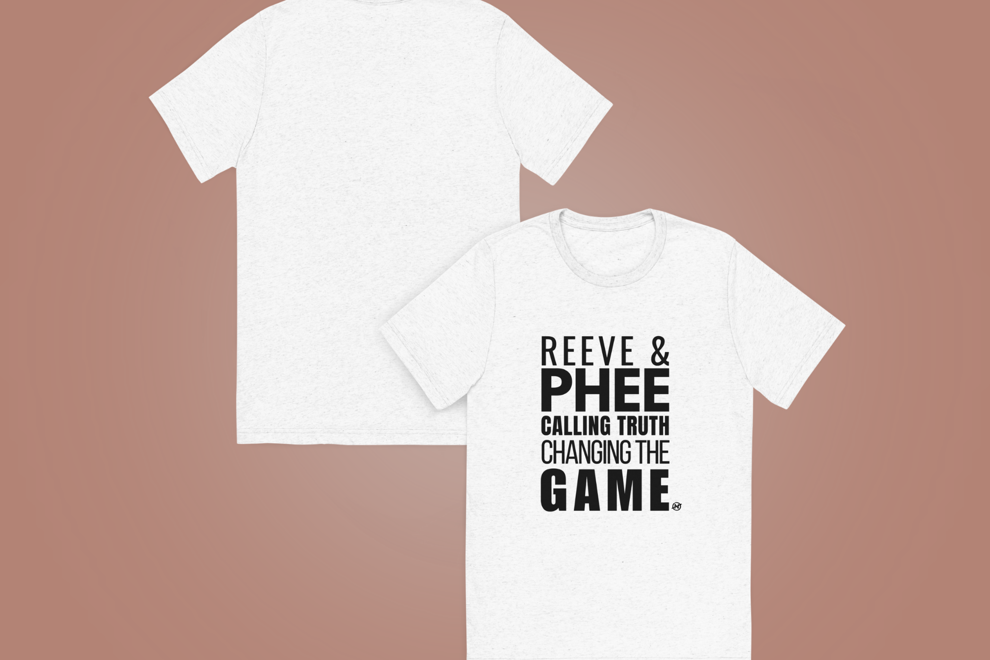 A white unisex T-shirt with bold black lettering that reads “REEVE & PHEE: CALLING TRUTH, CHANGING THE GAME.” Designed by No Assumptions Apparel, this shirt stands in solidarity with WNBA coach Cheryl Reeve and player Napheesa Collier, honoring women who speak truth to power and challenge injustice in sports leadership. The design embodies strength, equity, and activism — merging sport and social justice into a wearable statement.