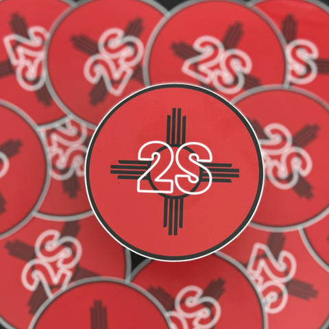 2S - Two Spirit Indigenous Round Sticker