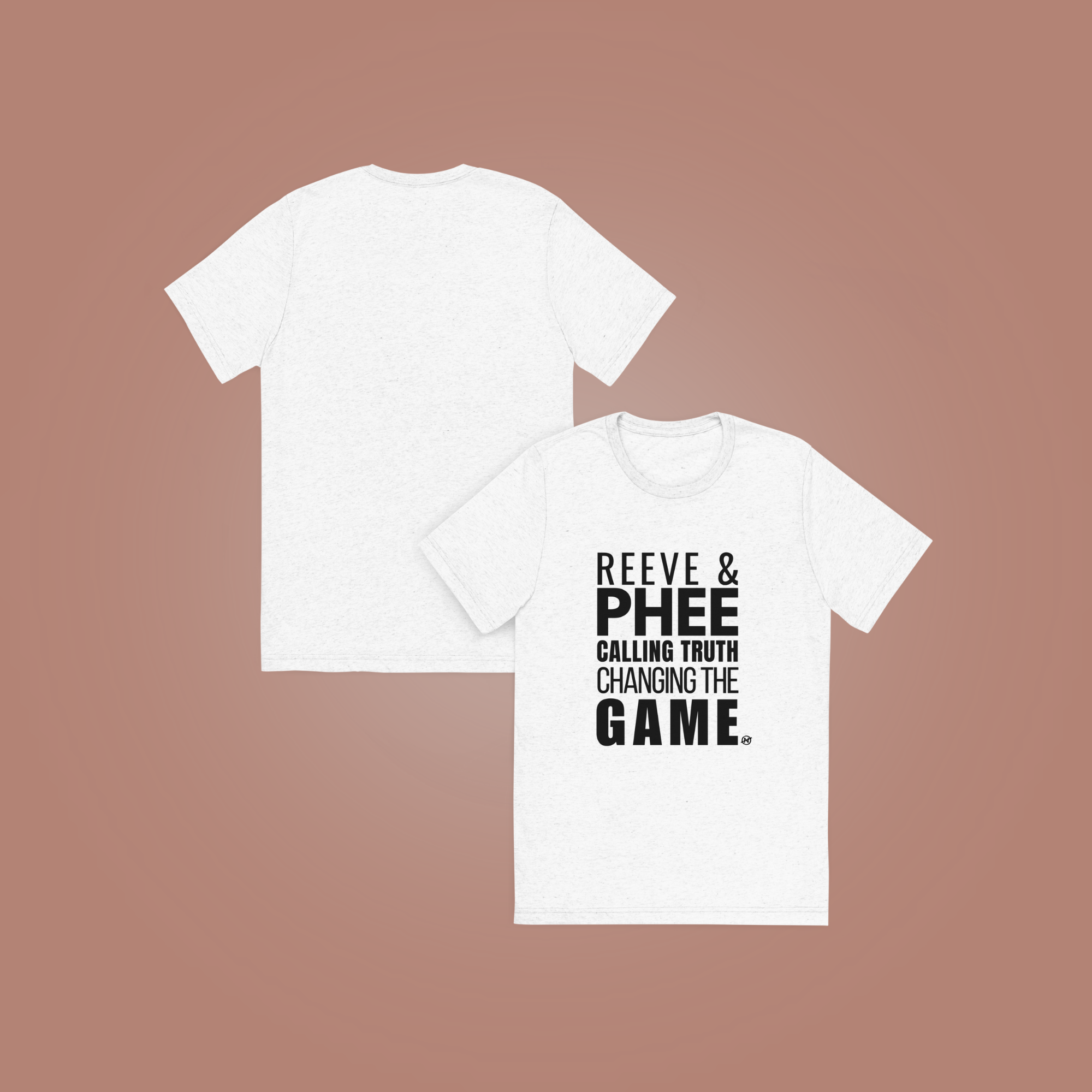 A white unisex T-shirt with bold black lettering that reads “REEVE & PHEE: CALLING TRUTH, CHANGING THE GAME.” Designed by No Assumptions Apparel, this shirt stands in solidarity with WNBA coach Cheryl Reeve and player Napheesa Collier, honoring women who speak truth to power and challenge injustice in sports leadership. The design embodies strength, equity, and activism — merging sport and social justice into a wearable statement.
