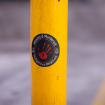 Missing and Murdered Indigenous Relatives Red Hand Round Sticker