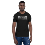 What is your Unspoken Sentence? Unisex t-shirt